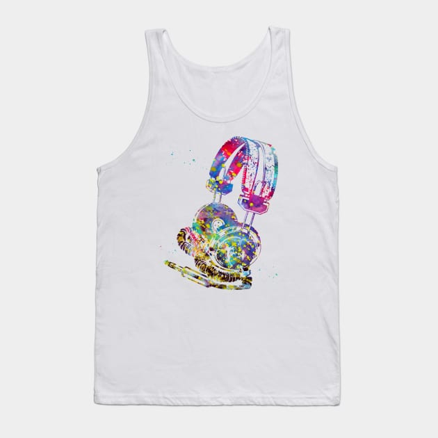 Headphones Tank Top by erzebeth